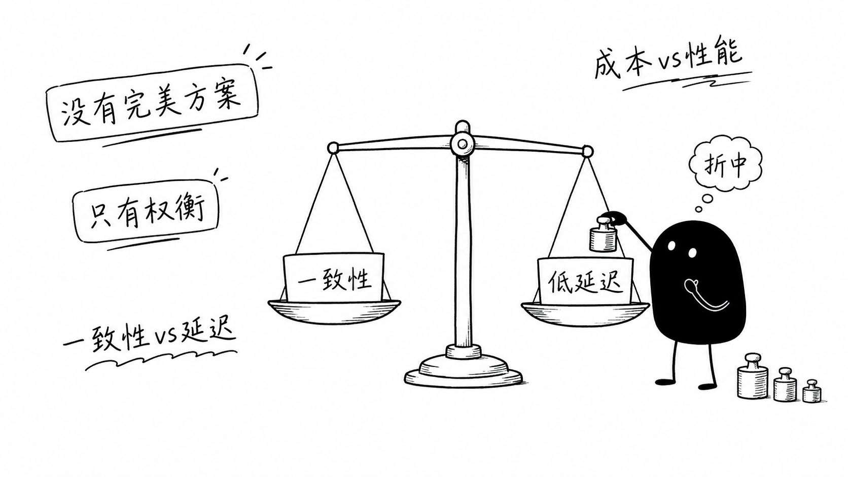 插图：权衡天平