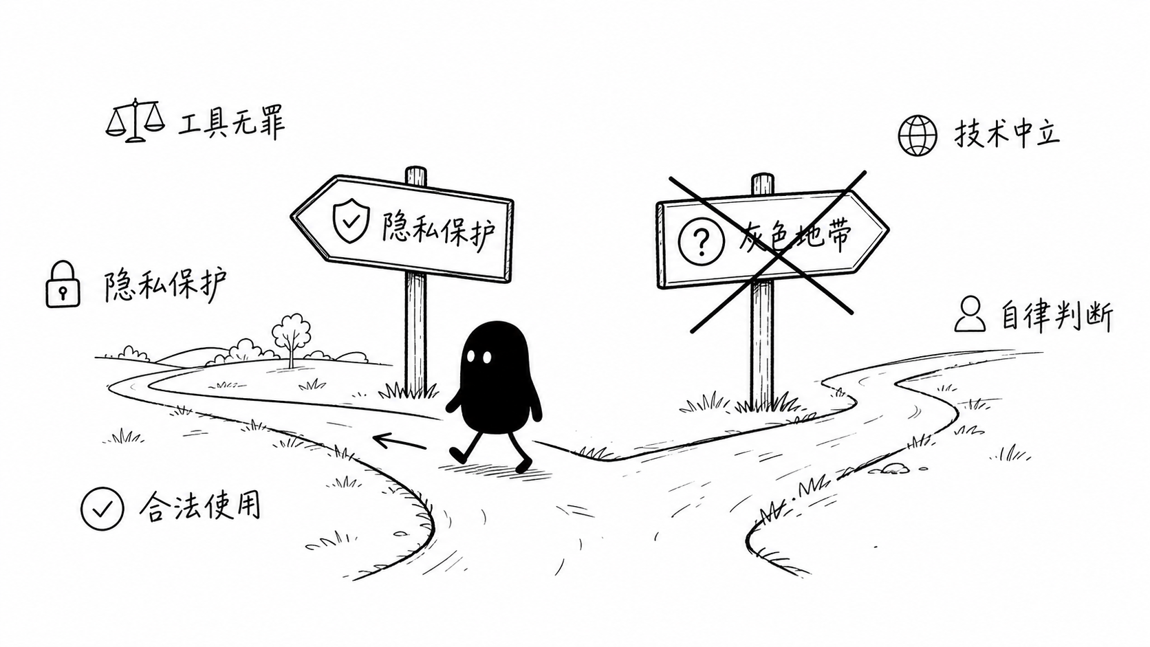插图:隐私保护 vs 灰色地带