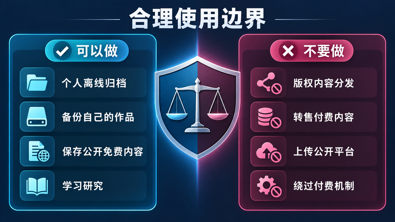 个人归档的合理使用边界